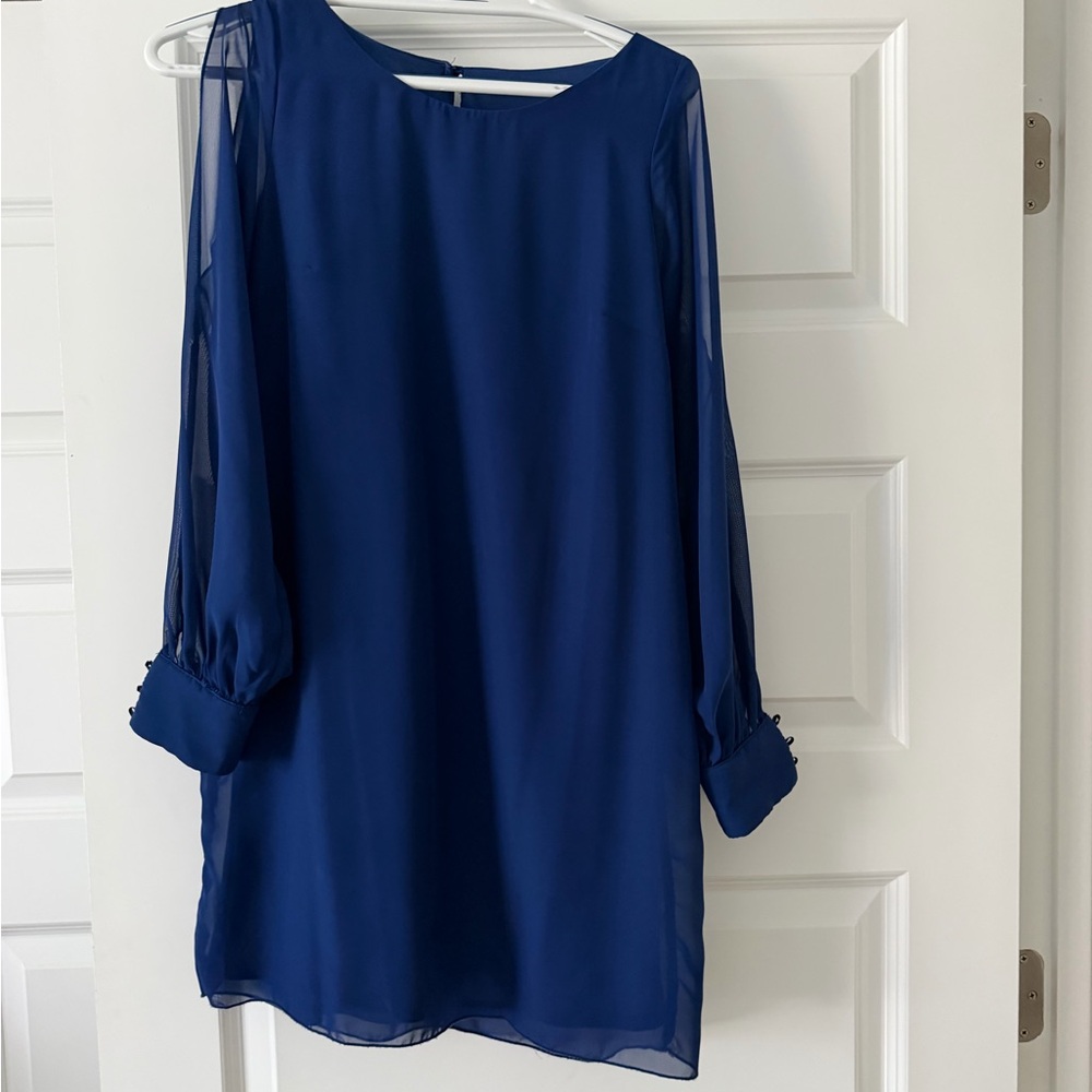 A. Byer Blue Women's Dress Top